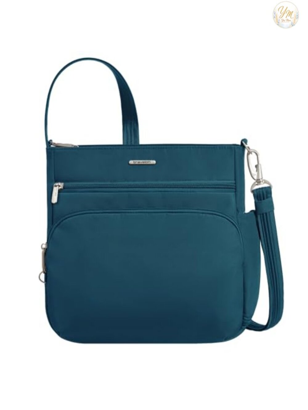 Anti-Theft Crossbody Bag with RFID Blocking - Polyester Travel Handbag Purse